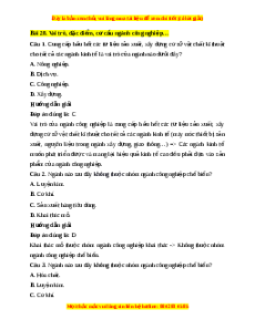 Trắc nghiệm Bài 28 Địa Lí 10 Kết nối tri thức: Vai trò, đặc điểm, cơ cấu ngành công nghiệp, các nhân tố ảnh hưởng tới sự phát triển và phân bố công nghiệp