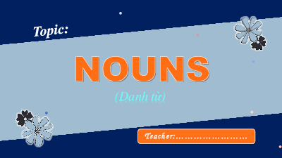 PPT 40 chuyên đề Ngữ pháp Tiếng Anh THCS