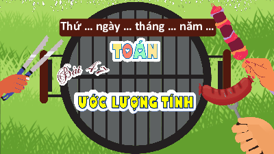 Giáo án Powerpoint Ước lượng tính Toán lớp 4 Cánh diều