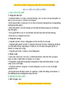 Giáo án Yến, tạ, tấn Toán lớp 4 Cánh diều