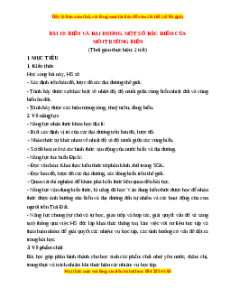 Giáo án Bài 19 Địa lí 6 Cánh diều (2024): Biển và đại dương. Một số đặc điểm của môi trường xanh