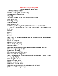 Bài tập Tiếng việt nâng cao lớp 3 Học kì 1