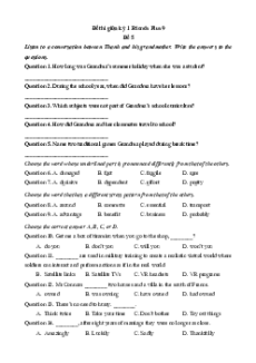 Đề thi giữa kì 1 Tiếng Anh 9 Friends Plus (Đề 5 có file nghe)