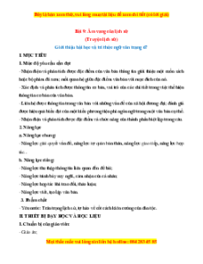 Giáo án Âm vang của lịch sử (Truyện lịch sử) 2024 Chân trời sáng tạo