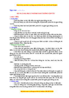 Giáo án Bài 34 Địa lí 10 Chân trời sáng tạo (2024): Địa lí ngành giao thông vận tải