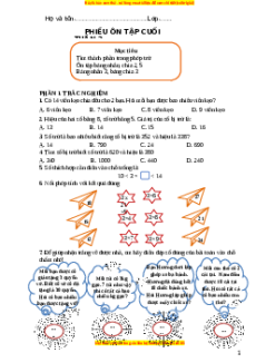 Bài tập cuối tuần Toán lớp 3 Tuần 2 Kết nối tri thức (Phiên bản 2)