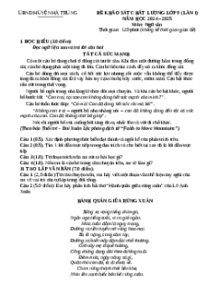 Đề thi thử vào 10 Ngữ Văn năm 2025 Phòng GD&ĐT Huyện Hà Trung (Lần 1)