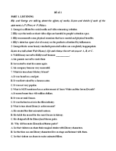 Bộ 3 đề thi Cuối kì 1 Tiếng Anh 12 Bright có đáp án