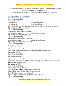 Bộ Trắc nghiệm Toán lớp 5 (cả năm) có đáp án