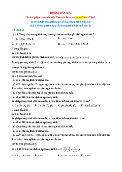 Bộ Trắc nghiệm Toán 9 Cánh diều (cả năm) có đáp án
