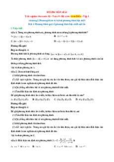 Bộ Trắc nghiệm Toán 9 Cánh diều (cả năm) có đáp án