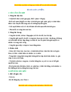 Giáo án Giây Toán lớp 4 Cánh diều
