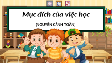 Giáo án Powerpoint Thực hành đọc hiểu: Mục đích của việc học Ngữ văn 9 Cánh diều