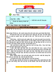 Bài tập cuối tuần Tiếng Việt 4 Tuần 2 Chân trời sáng tạo (có lời giải)