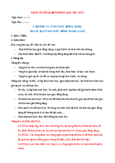 Giáo án Bài 33 Toán 8 Kết nối tri thức (năng lực số)