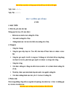 Giáo án Bài 7 Lịch sử 6 Chân trời sáng tạo (2024): Lưỡng Hà cổ đại