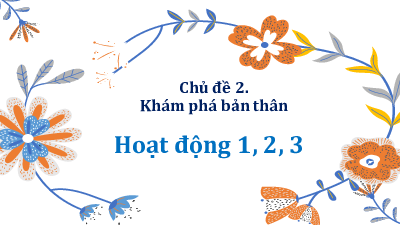 Bài giảng Powerpoint HĐTN 11 Kết nối tri thức Chủ đề 2: Khám phá bản thân