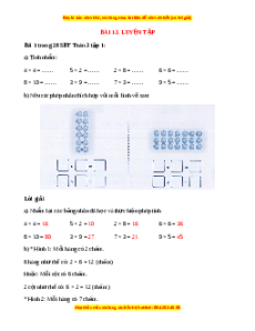 VBT Toán lớp 3 Bài 13 (Cánh diều): Luyện tập