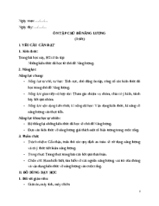 Giáo án Ôn tập chủ đề Năng lượng Khoa học lớp 5 Cánh diều