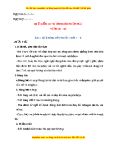 Giáo án Quê mình đẹp nhất Tiếng việt 2 Chân trời sáng tạo