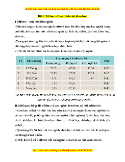 Lý thuyết Lịch sử 10 Kết nối tri thức Bài 3: Sử học với các lĩnh vực khoa học