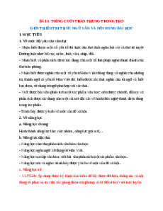Giáo án Bài 4 Ngữ văn 8 Kết nối tri thức (năng lực số)
