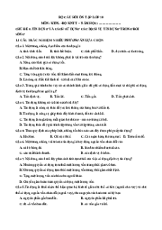 Câu hỏi ôn tập + Đề kiểm tra KTPL 10 Chủ đề 5 (chung cho ba sách)