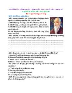 Bài tập hàng ngày Tiếng việt lớp 4 Kết nối tri thức Học kì 2