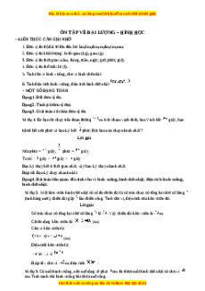 Chuyên đề Ôn tập đại lượng, hình học Toán lớp 3 nâng cao Cánh diều