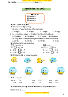 Bài tập cuối tuần Toán lớp 3 Tuần 4 Cánh diều (có lời giải)