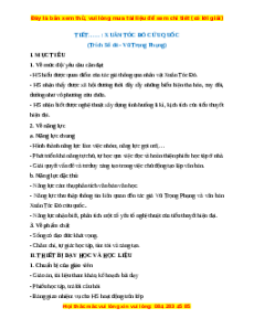 Giáo án Xuân Tóc Đỏ cứu quốc Ngữ Văn 12 Kết nối tri thức