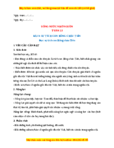 Giáo án Tuần 23 Tiếng Việt lớp 4 Kết nối tri thức