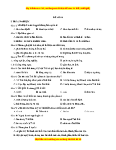 Đề thi giữa kì 1 Địa lý 10 Cánh diều (đề 4)