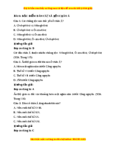 Trắc nghiệm Địa lý 7 Bài 6 Kết nối tri thức: Đặc điểm dân cư, xã hội Châu Á