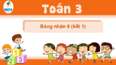 Giáo án powerpoint Bảng nhân 9 Toán lớp 3 Cánh diều
