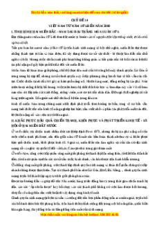 Trắc nghiệm Việt Nam từ 1975-2000 Lịch sử 12