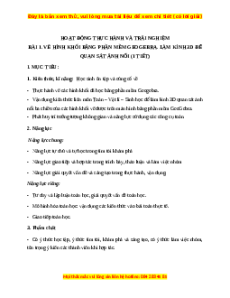 Giáo án Vẽ hình khối bằng phần mềm GeoGebra. Làm kính 3D để quan sát ảnh nổi Toán 11 Chân trời sáng tạo