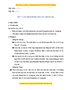 Giáo án Bài 7 Lịch sử 10 Chân trời sáng tạo (2024): Văn minh Trung Hoa cổ - trung đại