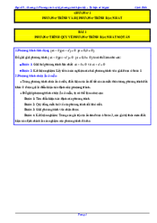 Bài tập dạy thêm Toán 9 Cánh diều mới nhất