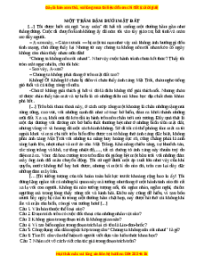 Phiếu bài tập Tuần 5 Một trăm dặm dưới mặt đất Ngữ văn 7