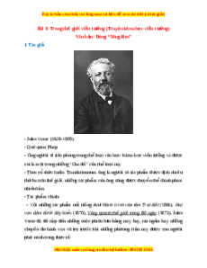 Tác giả - tác phẩm Bài 7: Trong thế giới viễn tưởng Ngữ văn 7 Chân trời sáng tạo