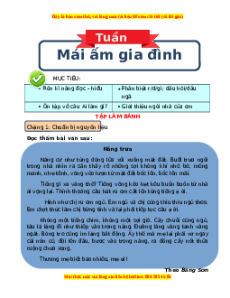 Bài tập cuối tuần Tiếng việt lớp 3 Tuần 8 Cánh diều (có lời giải)