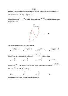 Đề thi Cuối kì 1 Toán 12 Cánh diều (Đề 5)