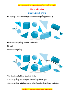 VBT Toán lớp 3 Bài 14 (Chân trời sáng tạo): Xếp hình