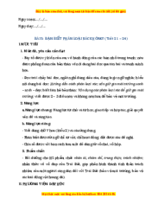 Giáo án Bạn biết phân loại rác không? Tiếng việt 2 Chân trời sáng tạo