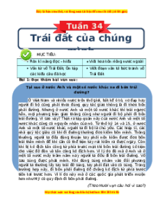 Bài tập cuối tuần Tiếng việt lớp 3 Tuần 34 Kết nối tri thức (có lời giải)