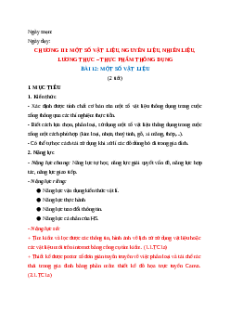 Giáo án Bài 12 Hóa học 6 Kết nối tri thức (năng lực số)