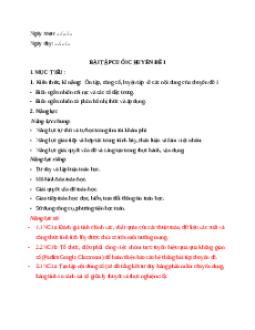Giáo án chuyên đề NLS Toán 12 Kết nối tri thức Bài tập cuối chuyên đề 1