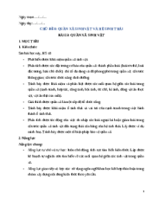Giáo án Bài 23 Sinh học 12 Chân trời sáng tạo: Quần xã sinh vật