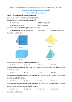 Trắc nghiệm Toán 8 KNTT Chương 10 (có đúng sai, trả lời ngắn)